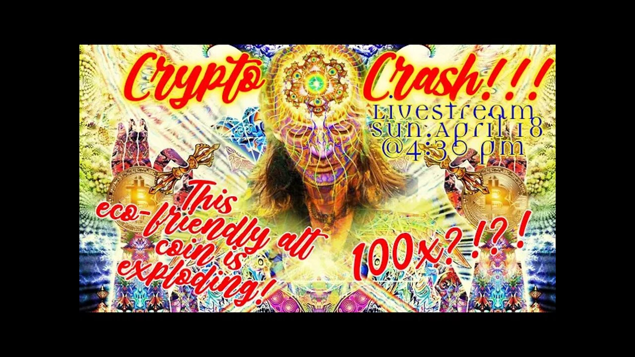 Profit from the Crypto Crash with this Eco-friendly Alt Coin 100x?!?!?! Livestream!