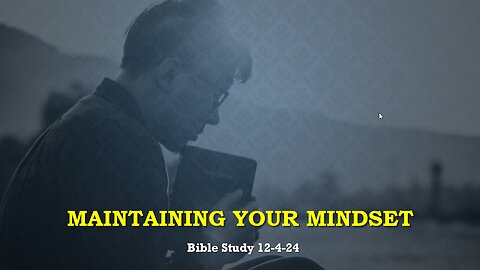 MAINTAINING YOUR MINDSET: HOW GOD WANTS TO USE YOUR PAST TO HELP OTHERS TODAY.