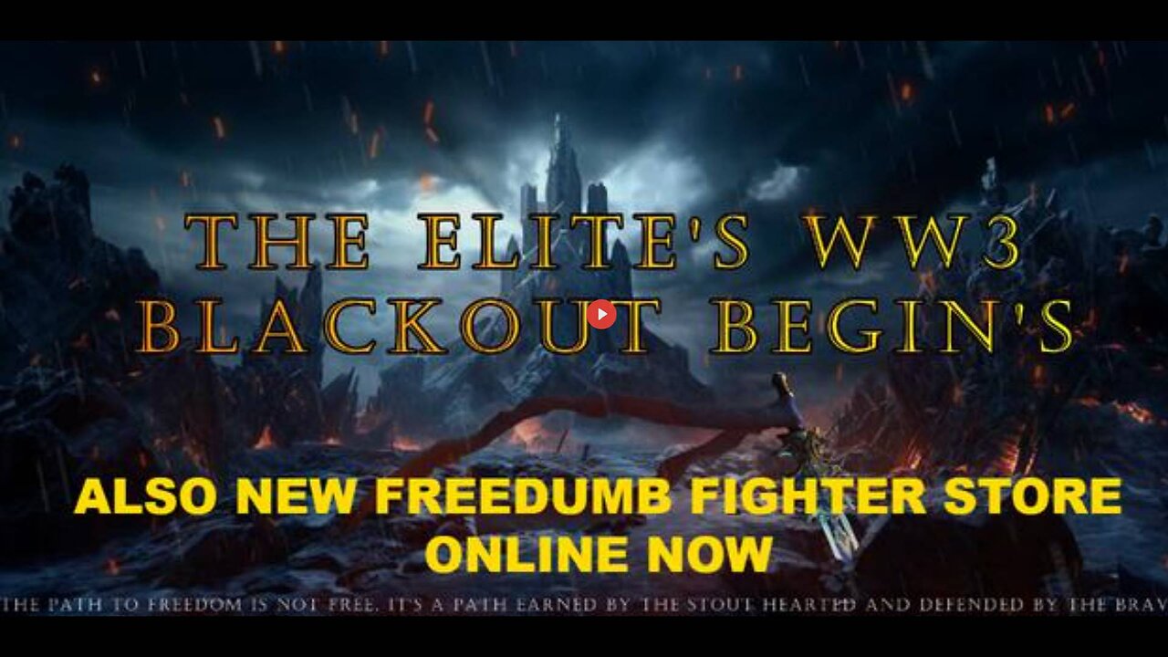 ELITES WW3 BLACKOUT BEGIN'S