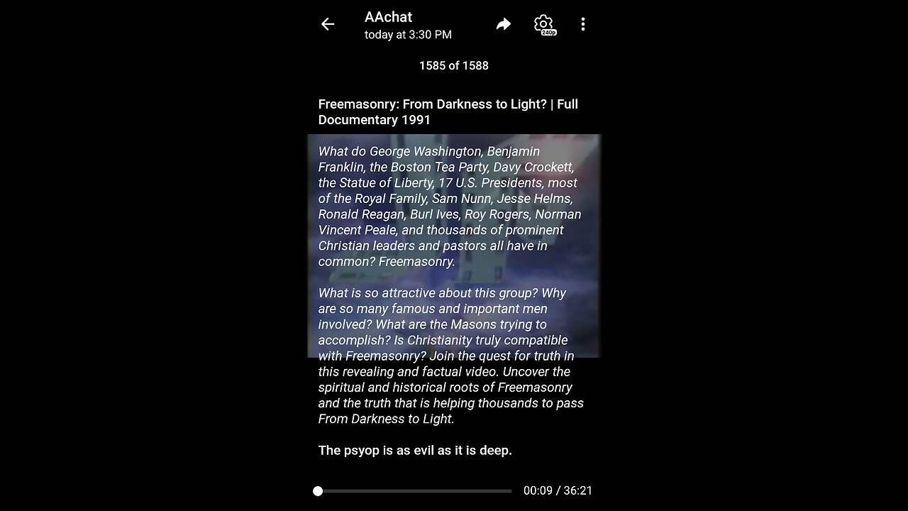 Documentary: Dark to Light