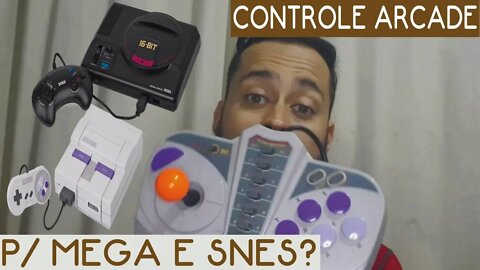 CONTROLE ARCADE PARA MEGA DRIVE E SUPER NES? PRESTA?