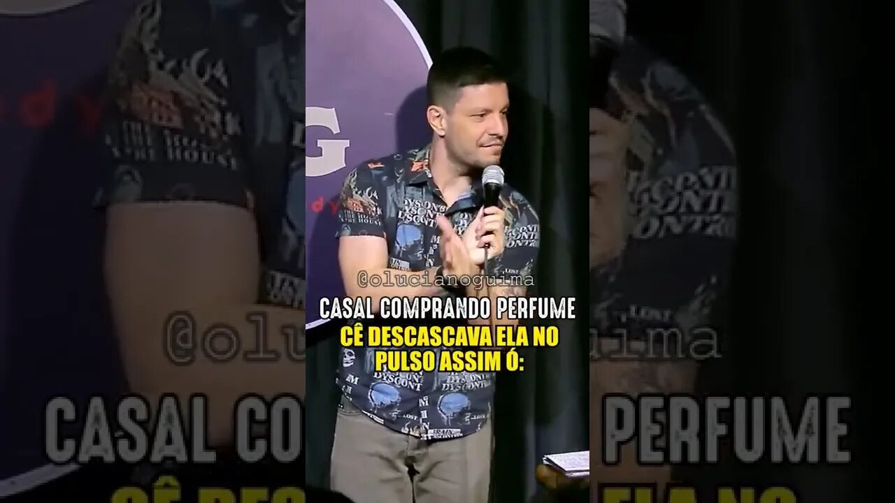 COMPRAR PERFUME COM A ESPOSA #standupcomedy #shortsvideo