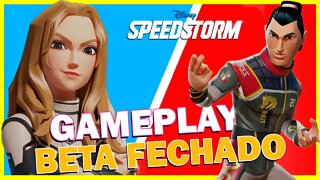 GAMEPLAY DO JOGO DISNEY SPEEDSTORM: BETA FECHADO (PC)