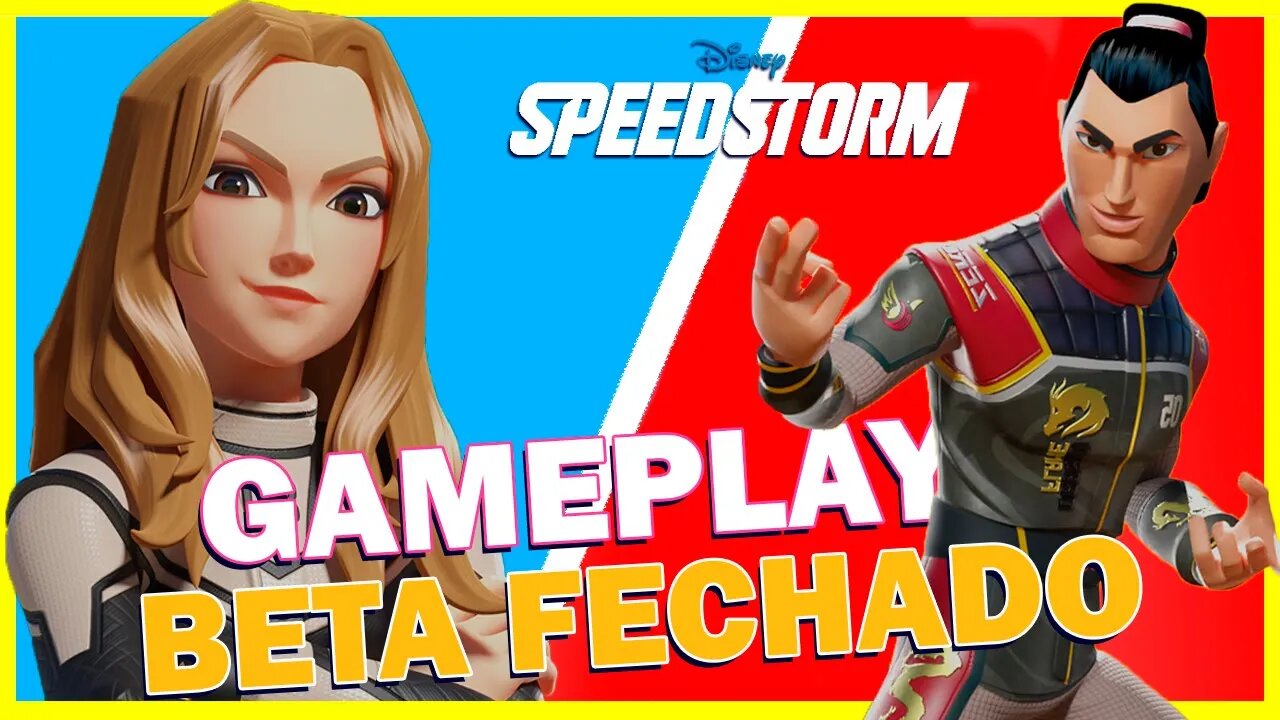 GAMEPLAY DO JOGO DISNEY SPEEDSTORM: BETA FECHADO (PC)