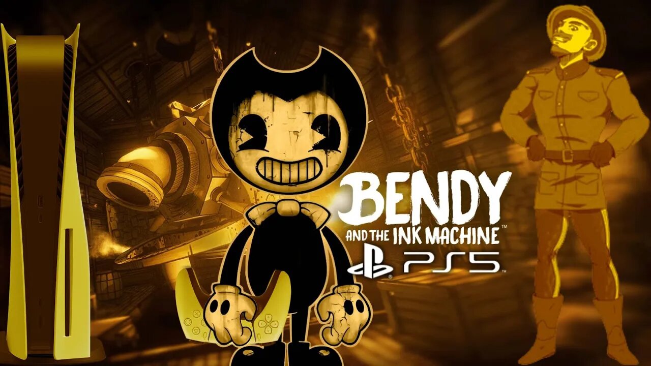 PLAYING BENDY ON PS5! (While wearing a Bendy onesie) Part 2