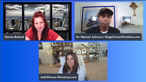 Dr. Manuel Johnson, Amanda Grace and Denise Boland on Election