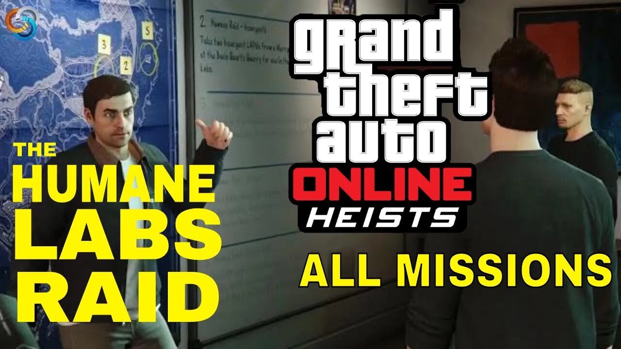 GTA ONLINE Humane Labs Raid - All Missions - No Commentary Gameplay