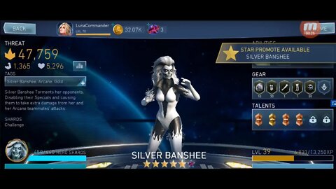 Silver Banshee is 5 Stars!!! Silver Banshee gameplays! / Injustice 2 mobile