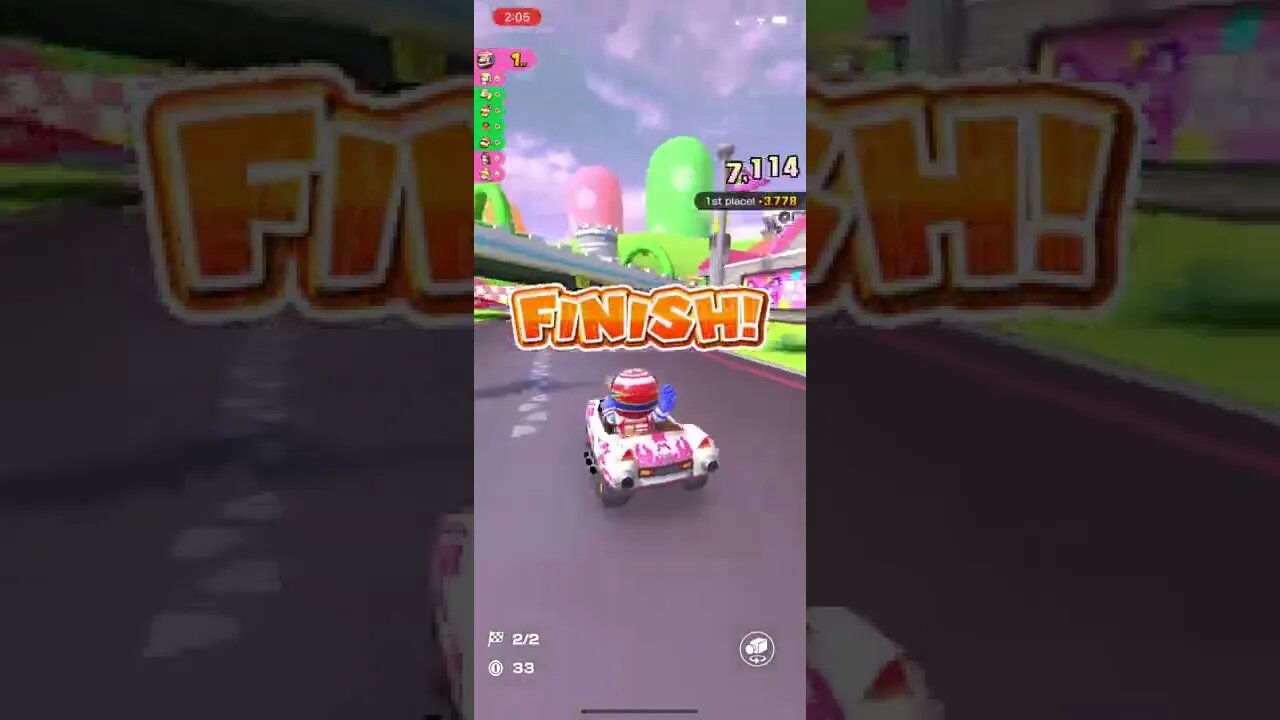 Mario Kart Tour - Wildfire Flyer Kart (Peach vs. Bowser Tour Token Shop Reward)