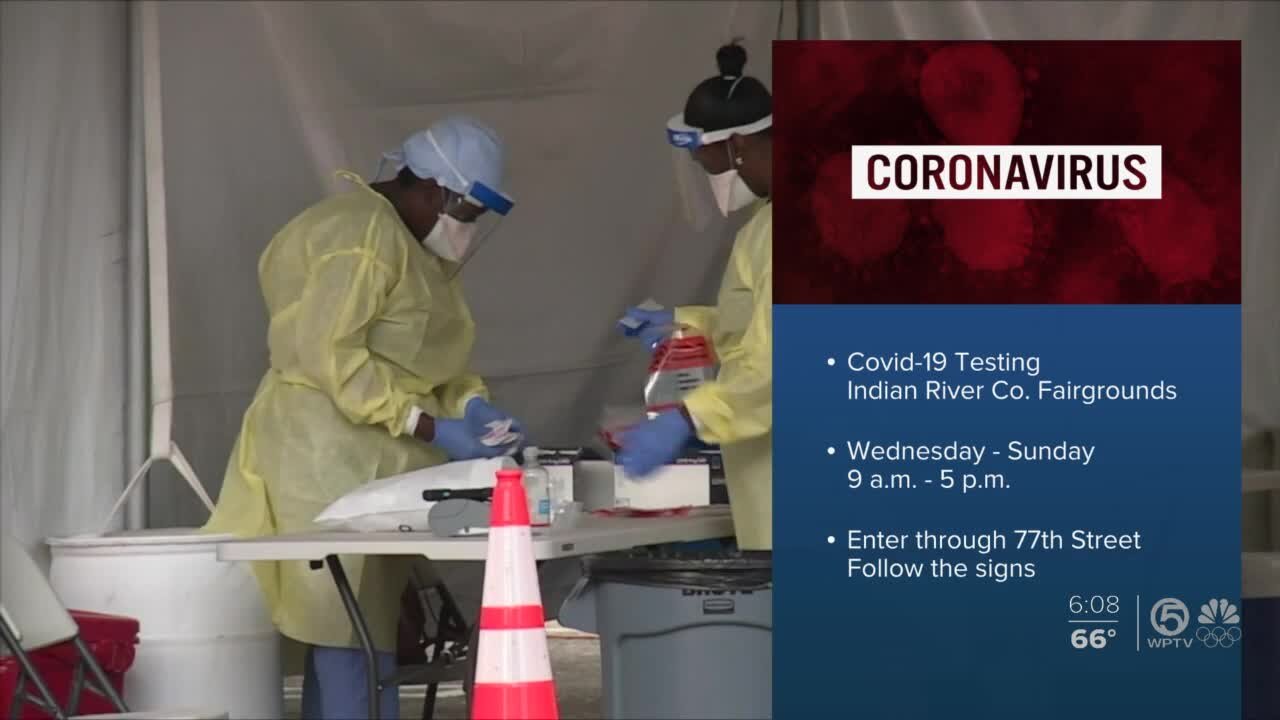 COVID-19 testing moved to Indian River County Fairgrounds