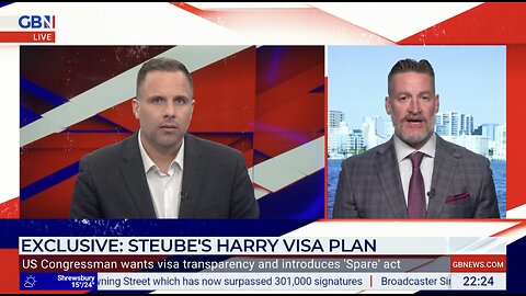 Joining GB News London to Discuss The SPARE Act