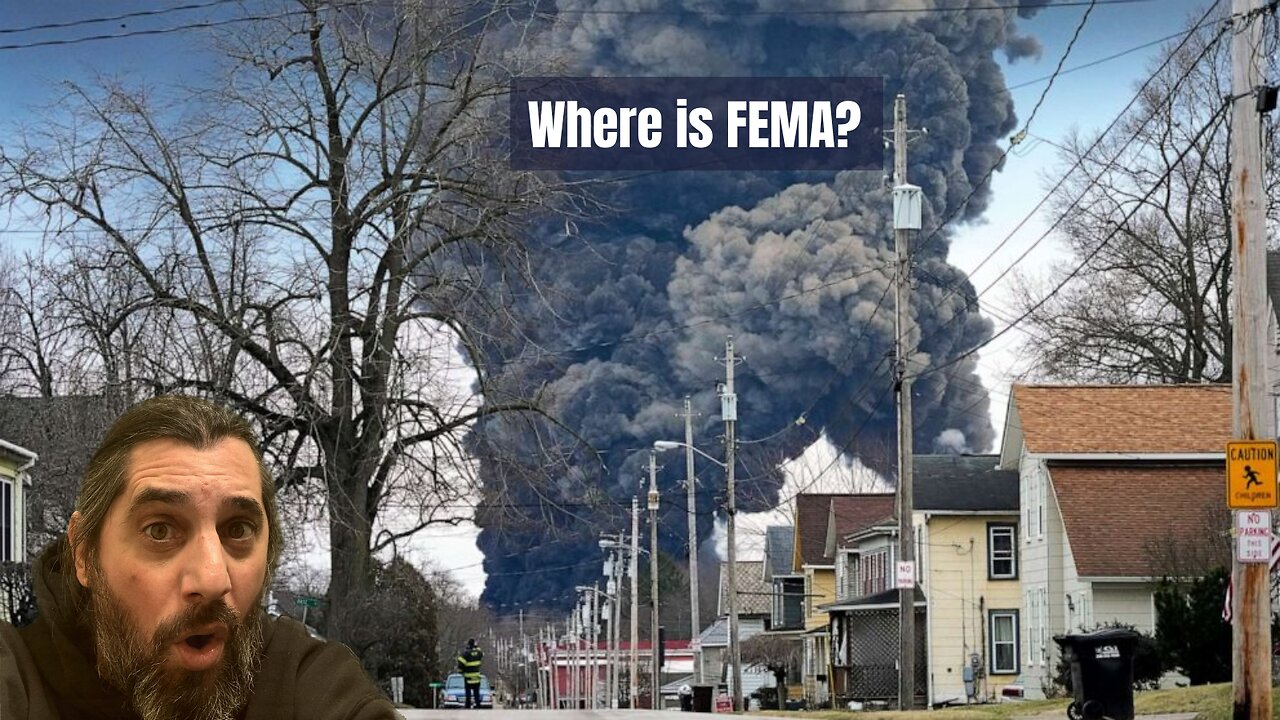 Why isn't FEMA in Palestine, Ohio dealing with Chemical train derailment?