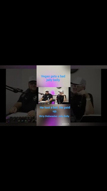 On the non true crime part of the podcast, Vegas pays up on a lost bet. Watch the podcast