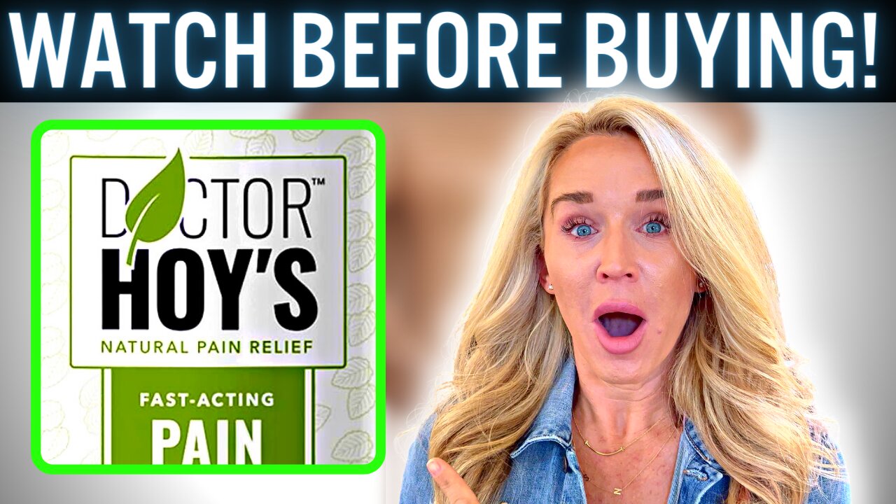 DOCTOR HOY'S Natural Pain Relief Gel, Roll-On (Complete Review & Demo)