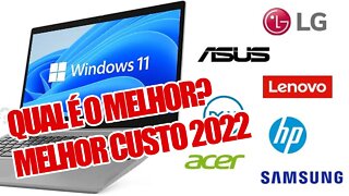 Notebook i5 melhores opções de custo beneficio DELL ACER LENOVO SAMSUNG