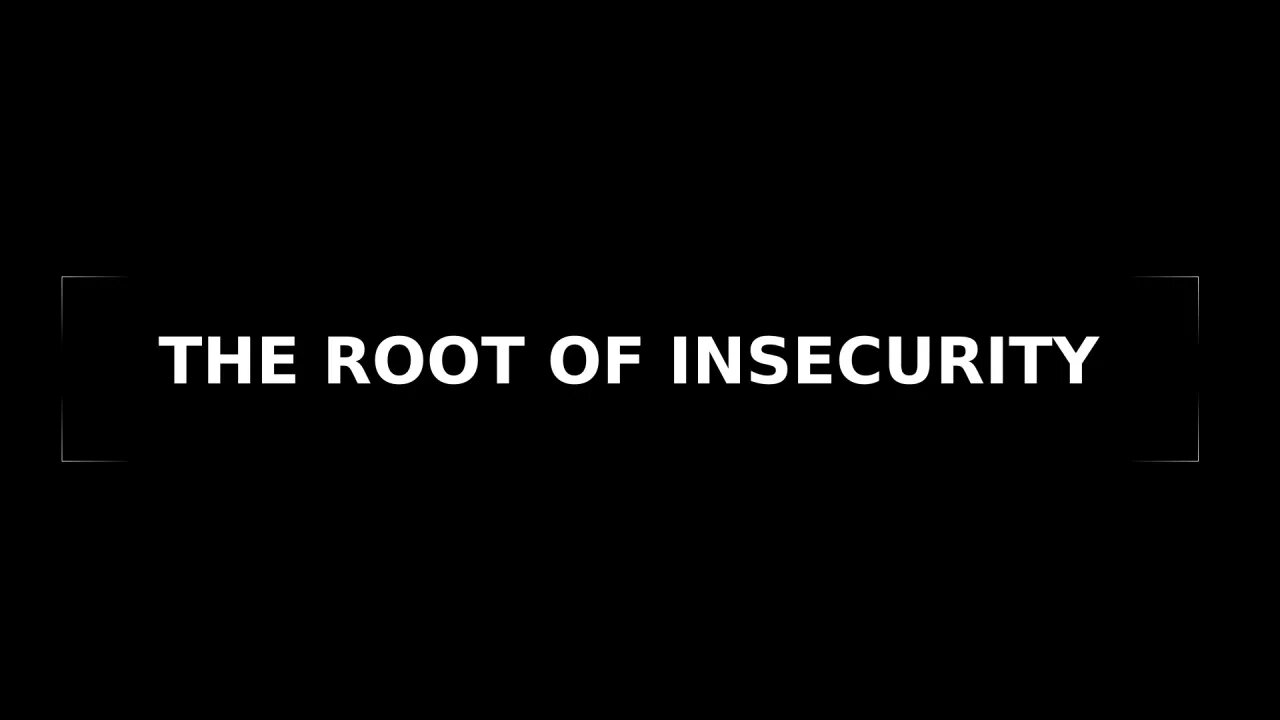 Morning Musings # 119 - The Root of #insecurity , and how it is responsible for all #conflicts !