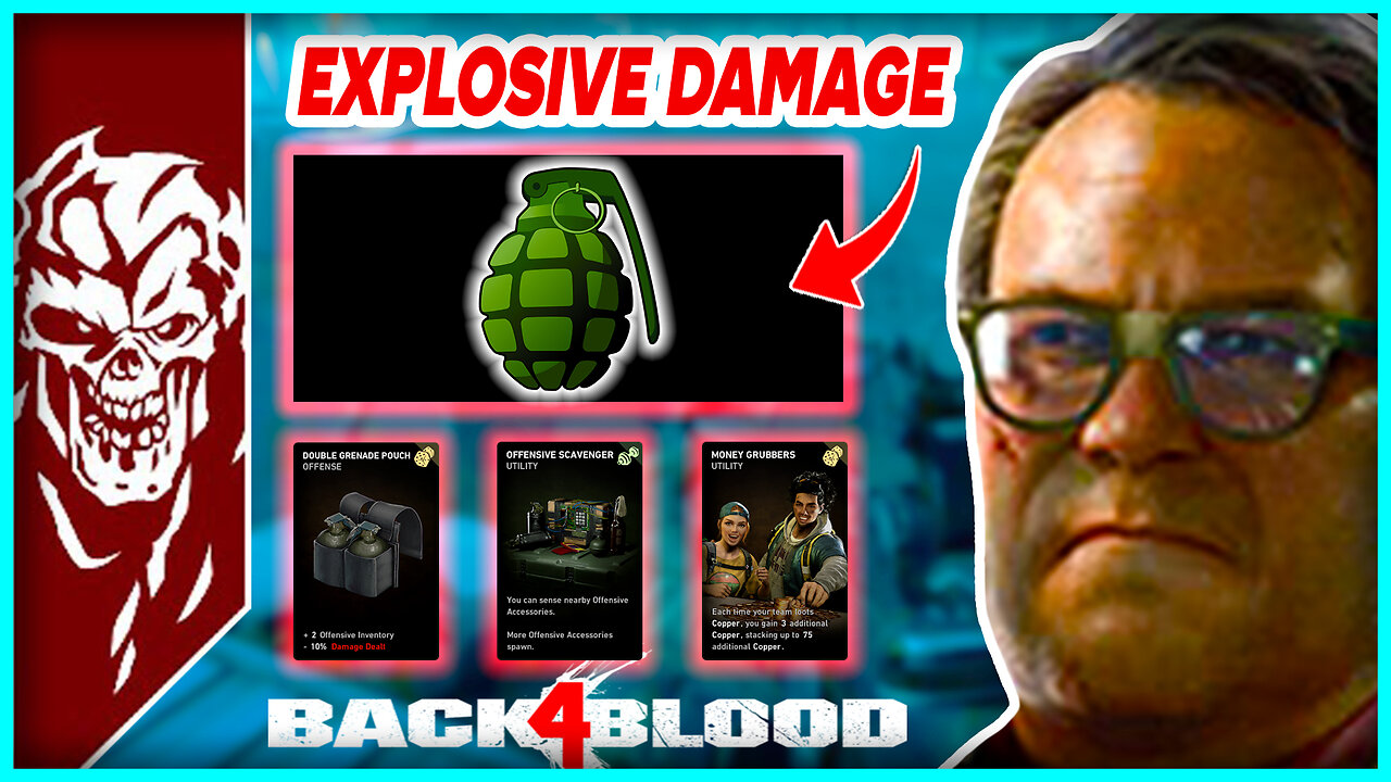 NIGHTMARE STRONG EXPLOSIVE GRENADES DECK BUILD! - Back 4 Blood Post Update Nightmare Deck Build 2022