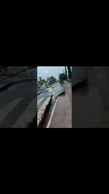 Chuvas Forte causa Destruição na AV Rondon Pacheco!