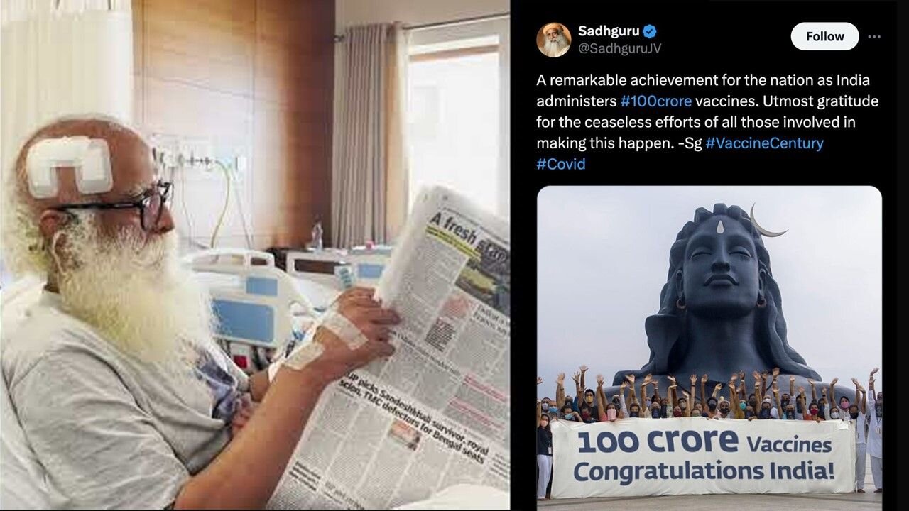 WEF Guru - Sadhguru has brain surgery after brain bleed