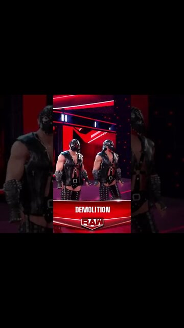 WWE 2k22 Demolition Entrance #shorts