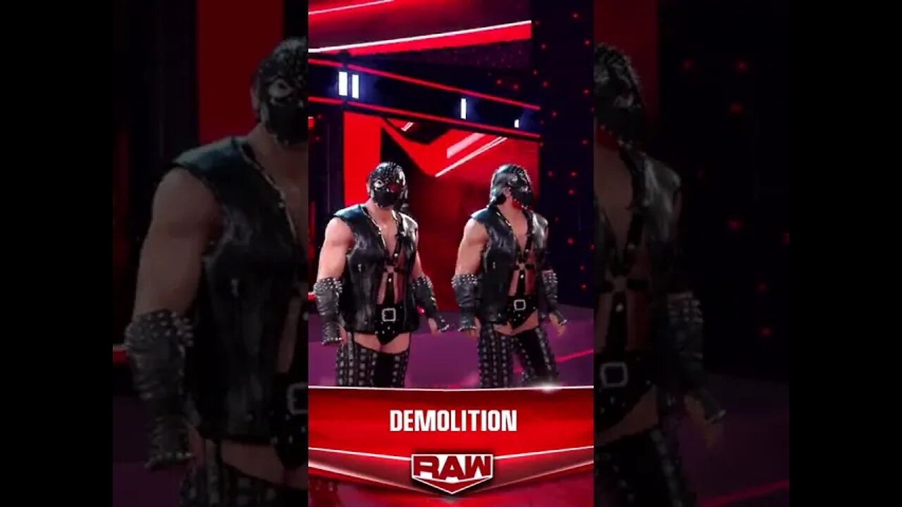 WWE 2k22 Demolition Entrance #shorts