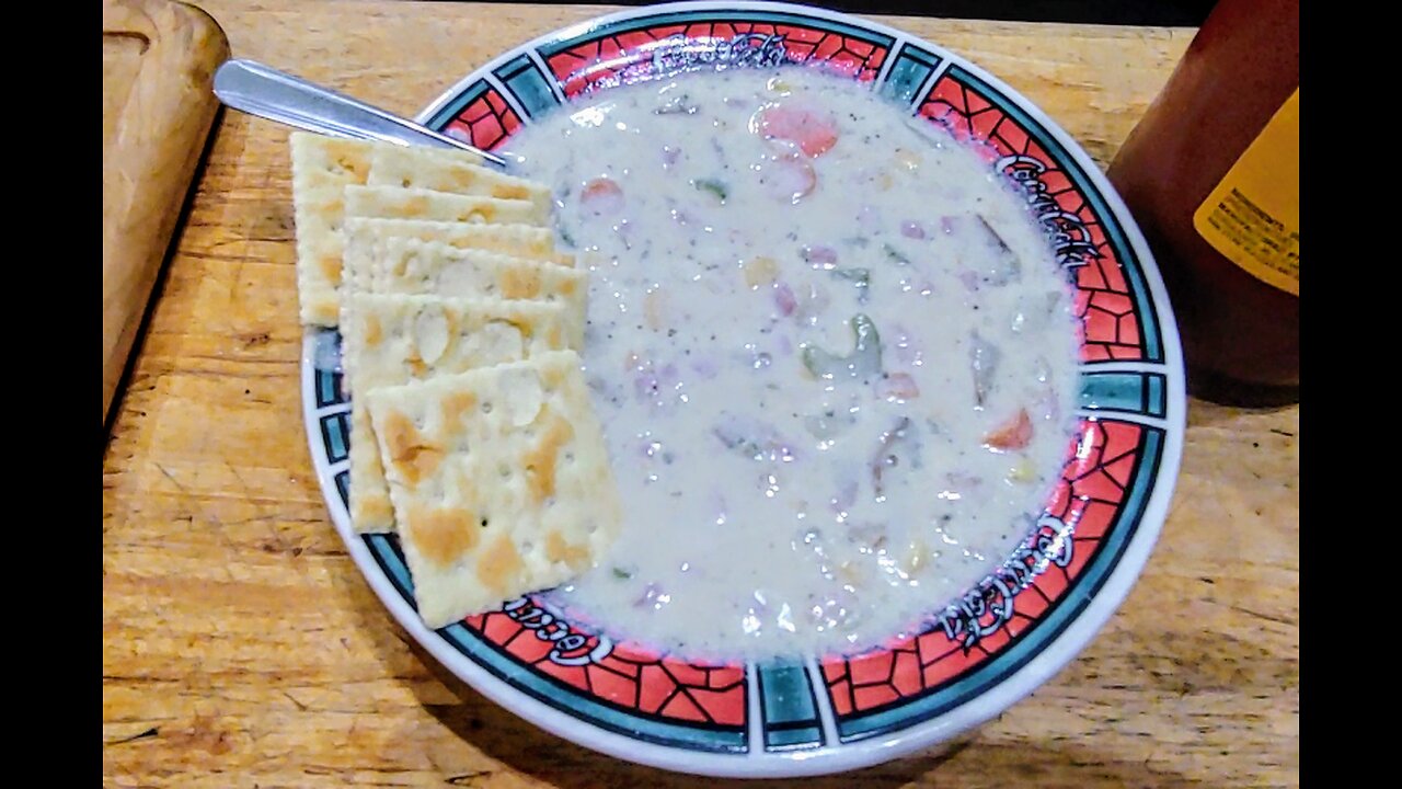 Rustic Rainbow Soup 🍲 Old Fashioned Ham Supper Chowder