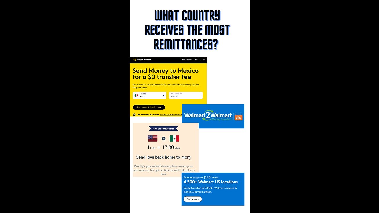 What country receives the most remittances?