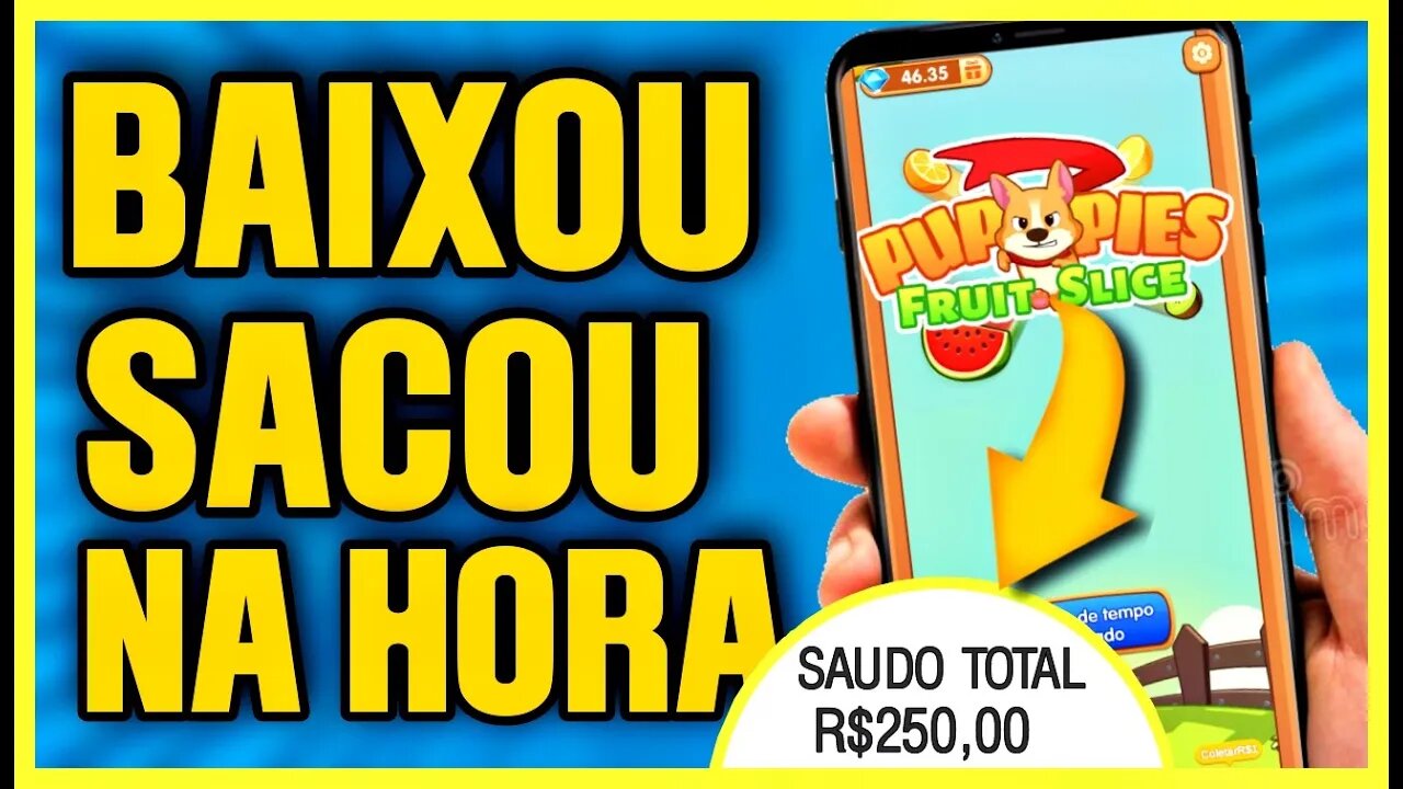 BAIXOU SACOU! APP DE JOGO PAGANDO NA HORA | COMO GANHAR DINHEIRO NA INTERNET JOGANDO