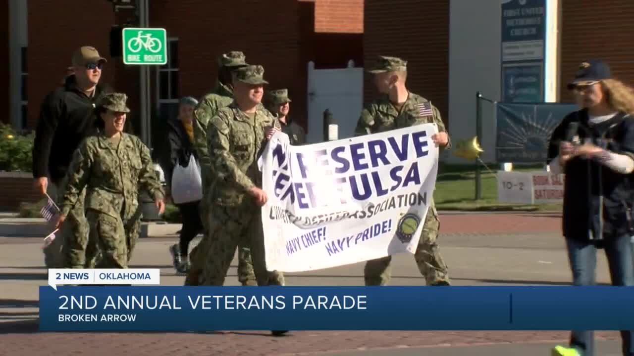 Broken Arrow holds second annual veterans parade