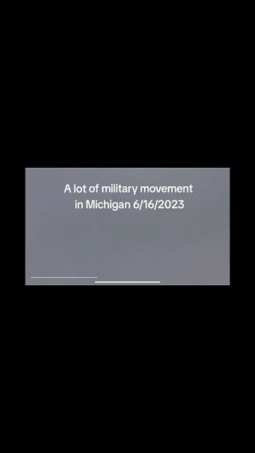PLENTY OF MILITARY MOVEMENT OVER MICHIGAN 06/16/2023