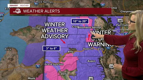 Snow tonight for Denver, more snow for New Year's