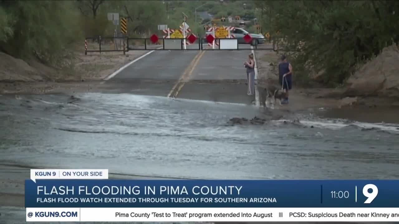 Flash flooding in Pima County