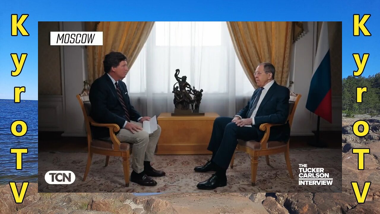 Tucker Carlson's interview with Sergey Lavrov (Swedish subtitles)