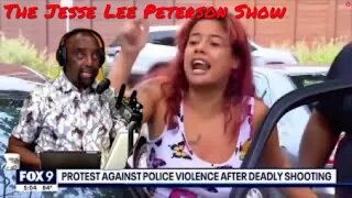 Minneapolis Woman Protests BLM After Deadly Shooting - Jesse Lee Peterson