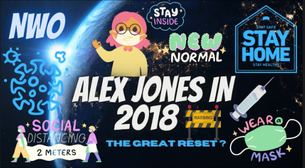 😮Alex Jones back In 2018 Sound/Look Familiar ? Are You Awake Yet ?