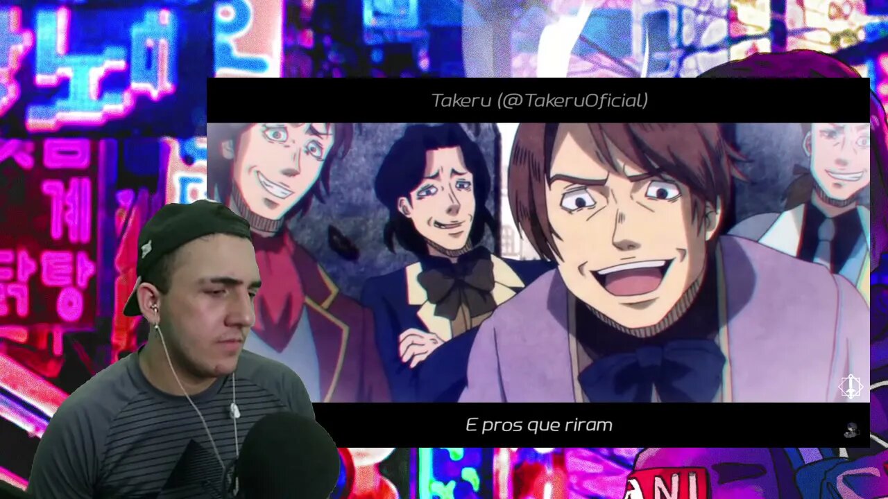 Rap do Yami (Black Clover) - CORTE DIMENSIONAL | Takeru [Prod. 808 Ander] [ React ]