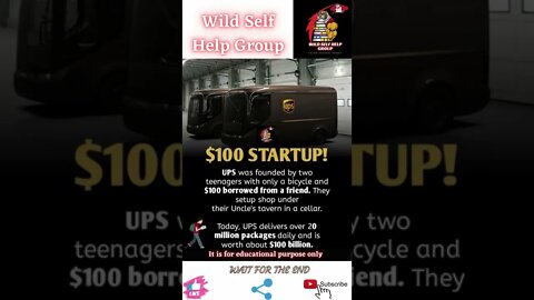 🔥UPS- A $100 startup🔥#shorts🔥#wildselfhelpgroup🔥16 May 2022🔥