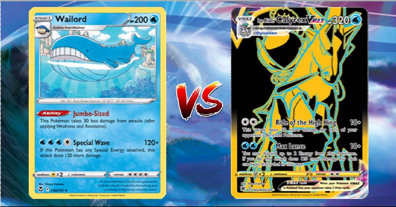 Pokemon TCG Online Wailord Frosmoth VS Ice Rider Calyrex VMAX!!