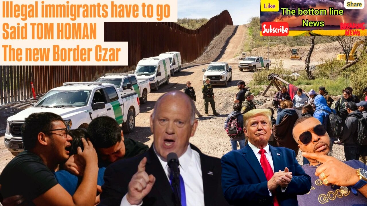 Trump's New Border Czar, Tom Homan is going to be Tough on Illegal Immigration