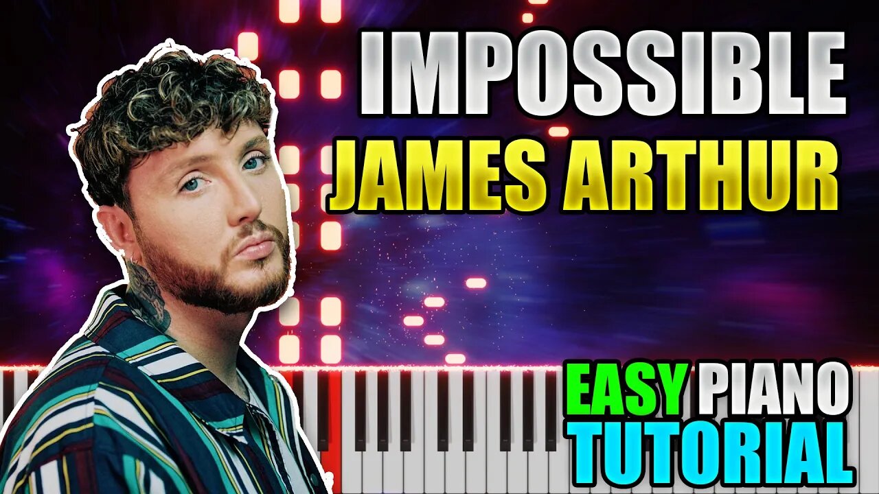 Impossible - James Arthur | Easy Piano Lesson