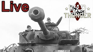 Historical Custom Battles - War Thunder - Live- Team G - WW II Tanks - Squad Play - Join Us