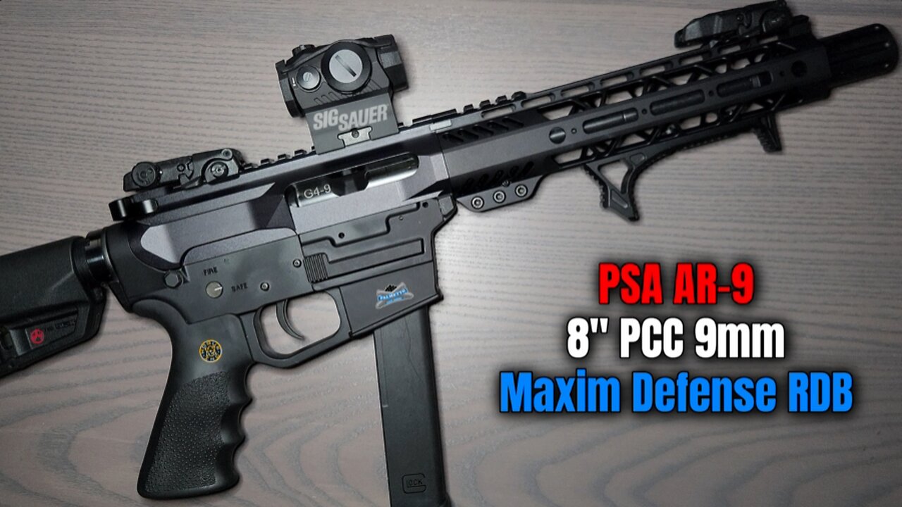 Maxim Defense RDB System: PSA AR-9 8" 9mm PCC Palmetto State Armory @maximdefense #pewpew