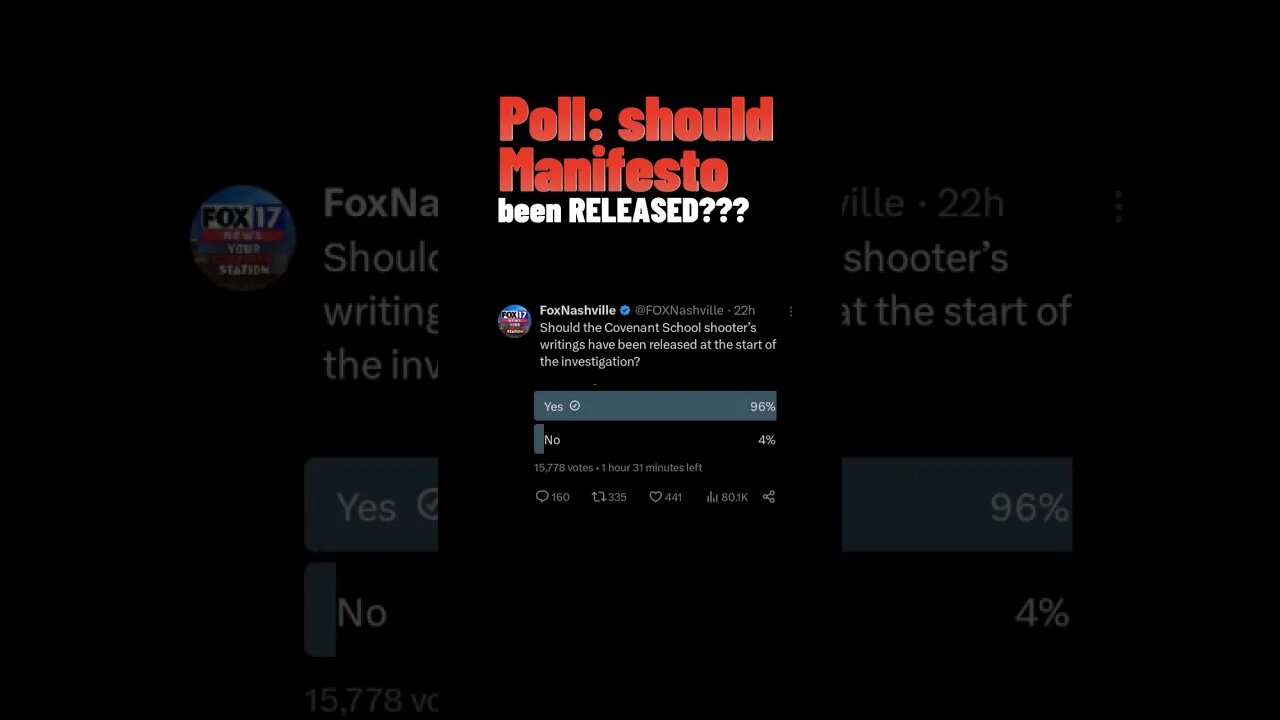 Poll: Should MANIFESTO been released?...what U say