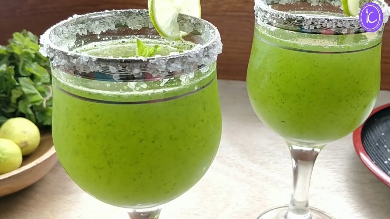 How To Make Mint Margarita MINT LEMONADE Mint Margarita Drink Famous Recipe