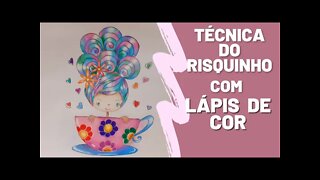 Live Pintura Com Lápis De Cor Menina 2