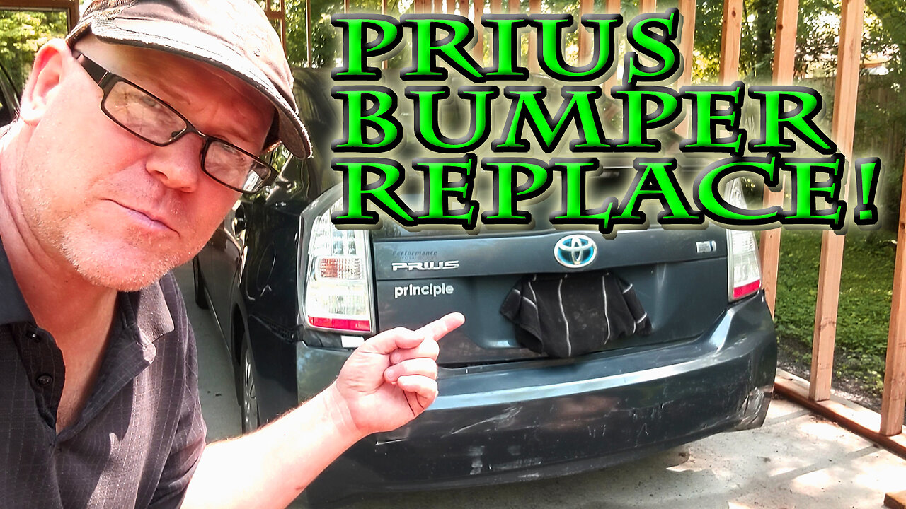 2011 Prius Complete Rear Bumper Replacement!