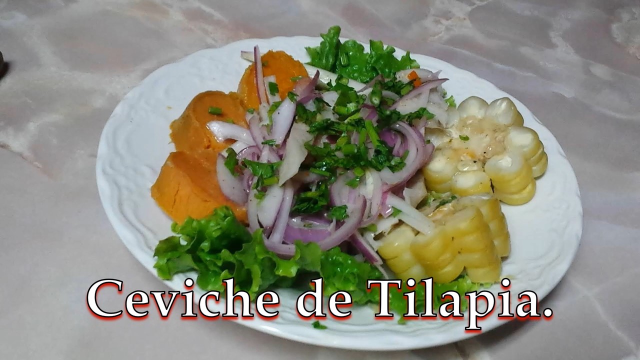 RECETA FÁCIL DE CEVICHE DE TILAPIA (TILAPIA CEVICHE)