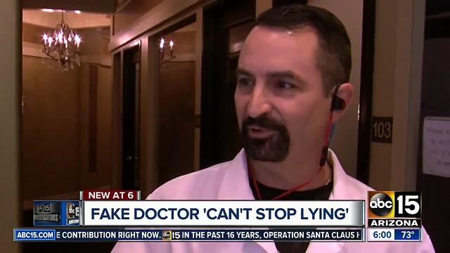 Impostor doctor 'can't stop lying' about his arrest, military service