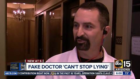 Impostor doctor 'can't stop lying' about his arrest, military service