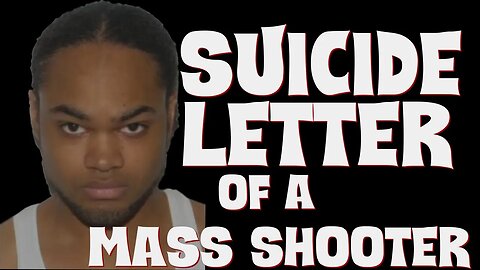 Suicide Letter left by Walmart Mass Shooter - Manager Andre Bing - Chesapeake, Virgina